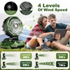 Veubew Misting Fan Portable with 25L Bucket, 30000mAh Rechargeable Battery