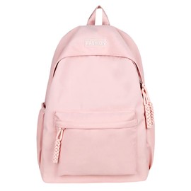 REYOK Kids Backpacks for Boys and Girls School Bags Waterproof Rucksack,Casual Backpack Bookbag for School Middle High Elementary,Lightweight Travel Rucksack Work Bag (Pink)