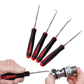 GRKB Hook Set 4 Pieces, Park Tool, Pick and Hook Set, Pricking and Hook Tools, Door Panel Removal Tool, 240 mm, for Removing Hoses and Seals