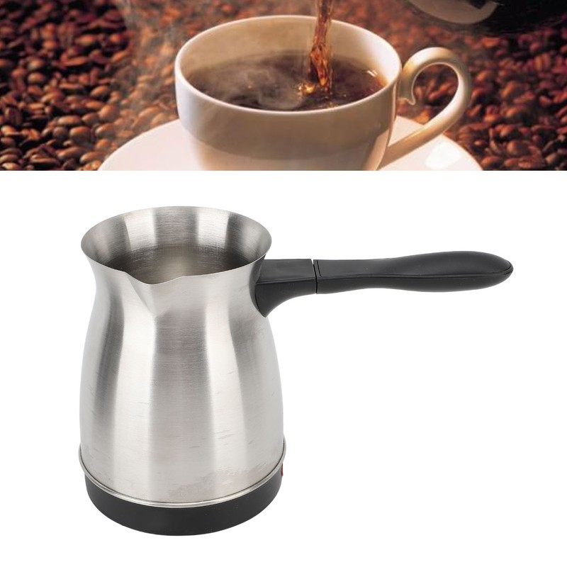 Electric Coffee Pot Ergonomic Handle 600ML Stainless Steel Turkish Coffee