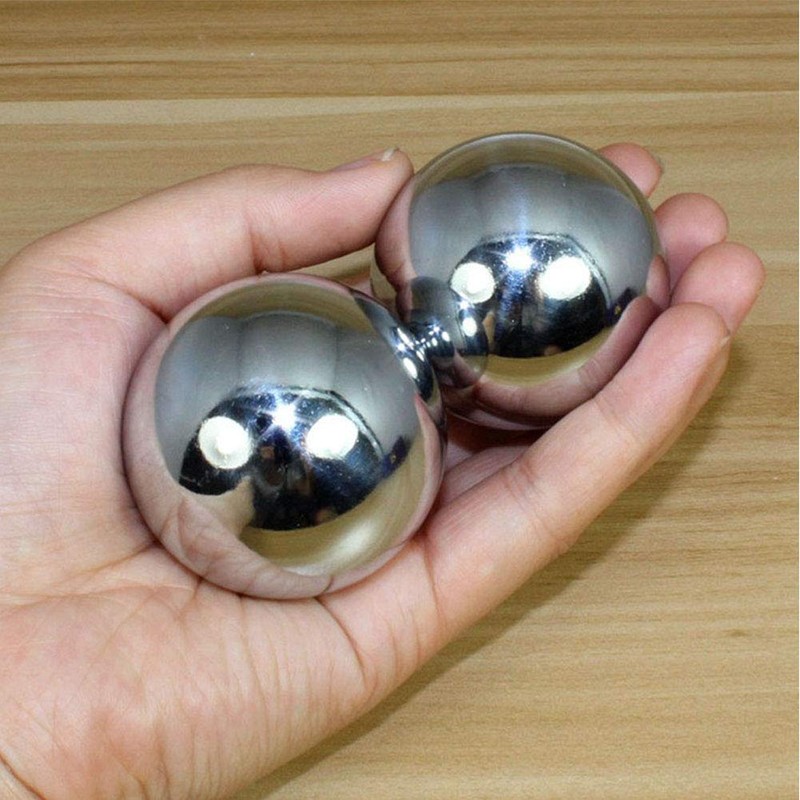 Kisbeibi 2pcs Baoding Balls Chinese Health Exercise Massage Balls with