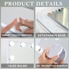 FENCHILIN Vanity Mirror with Lights and Bluetooth Speaker 22.8"x 18.1"