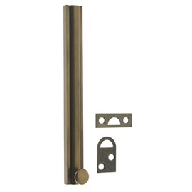 idh by St. Simons 11066-005 Professional Grade Quality Genuine Solid Brass Surface Bolt with 1-Inch Throw, 8-Inch, Antique Brass
