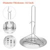 Intetiow Stainless Steel Turkey Chicken Fryer Accessory, Turkey Fryer Rack