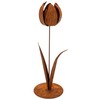 Rusty Metal Decorative Tulip Flower Decorative Patina, 2