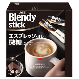 AGF Blendy Stick, Espresso, Olet, Low Sugar, 100 Bottles [Stick Coffee]