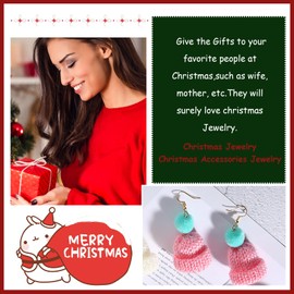Stocking Stuffers Holiday Outfits for Women 2024 Christmas Earrings for Women Christmas Dangle Earrings Santa Claus Hat Earrings Acrylic Christmas Drop Dangle Earrings Christmas Jewelry Gifts for Women