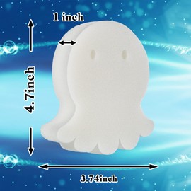 Patelai 40 Pcs Hot Tub Sponge Spa Cleaning Sponges for Hot Tub Oil Absorbing Sponge Cleaning Scum for Spa, Bathtub and Swimming Pool to Soak up Oils Hot Tub Accessories(Octopus Style)