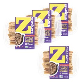 Z Crackers Everything Good Cracker Vegan, 7.5 oz, 4 Pack