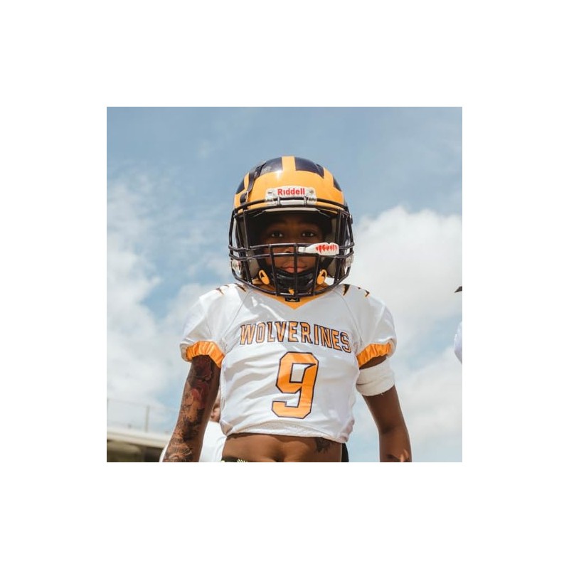 Battle Fang Mouth Guard (2-Pack), Red/Silver, Youth