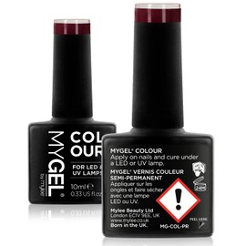 MyGel by MYLEE Semi-permanent Gel Polish 10 ml [Diva ] UV/LED Nail Art Manicure Pedicure for Professional and Home Use - Long Lasting and Easy to Apply