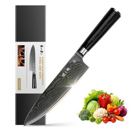 ZHANG XIAO QUAN SINCE 1628 67-layers Damascus 8 Inch Chef knife, VG10 Stainless Steel Professional kitchen Meat Vegetable knife
