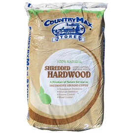 CountryMax Natural Shredded Hardwood Mulch, 2 Cu. Ft.