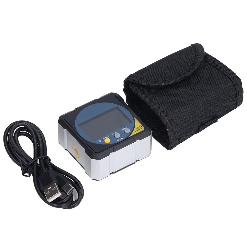 Digital Angle Finder Laser Magnetic Inclinometer Box Gauge Electronic Protractor