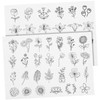OHPHCALL Iron on Transfer Paper 2 Sheets Water Soluble Embroidery