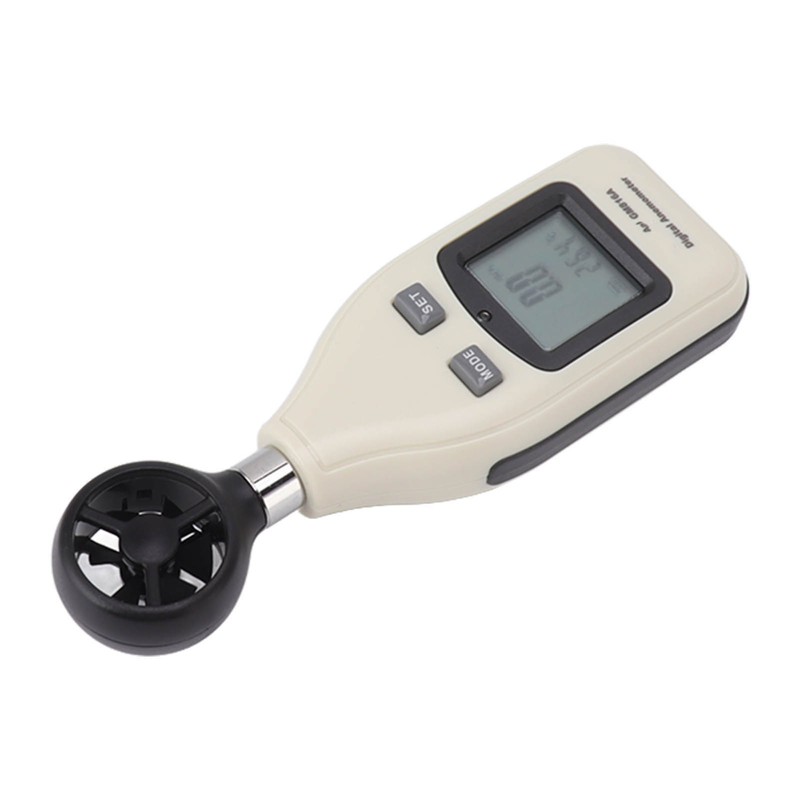 Digital Anemometer with LCD Display Wind Speed and Temperature Meter