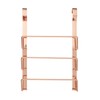 Premier Housewares SORELLO Aufhängen Pfanne Deckel Rack, Guaseisen, Rose Gold,