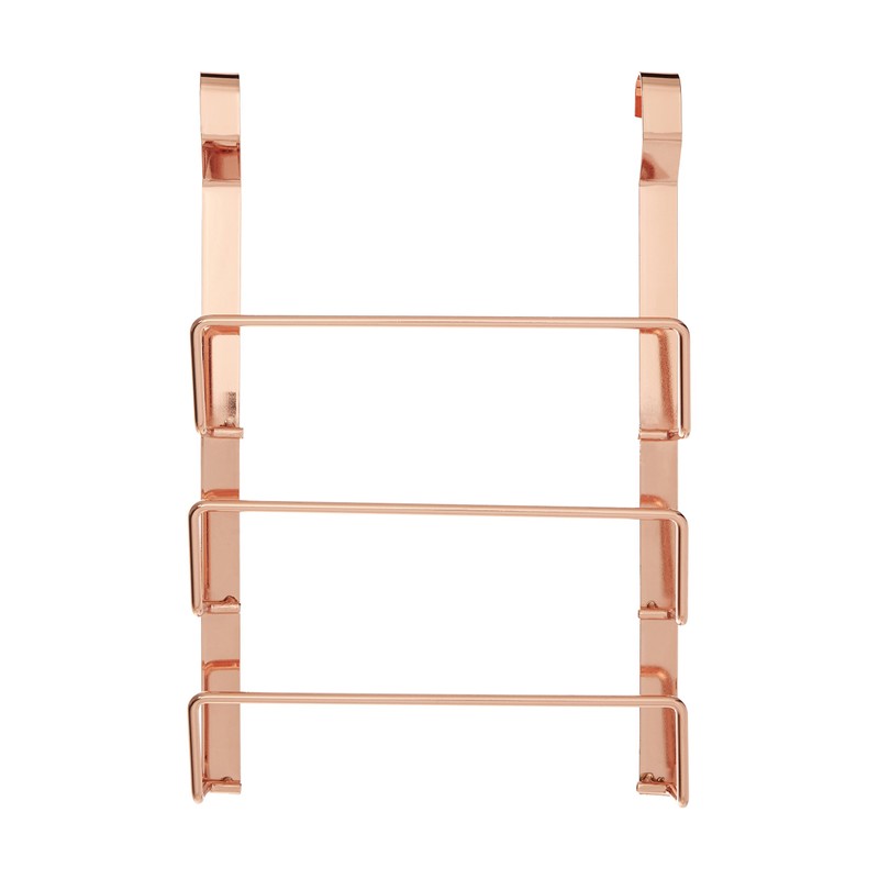 Premier Housewares SORELLO Aufhängen Pfanne Deckel Rack, Guaseisen, Rose Gold,