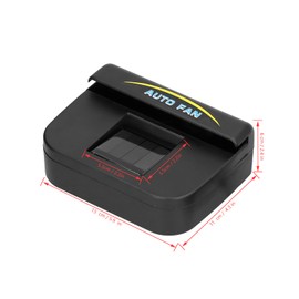 Extractor de Aire Para Automóvil, Ventilador Ligero Para Automóvil, Enfriador de Ventilación Para Vehículos, Dispositivo de Ventilación de Energía Solar, Conservación de Energía (Ventilador de coche solar_tablero pequeño)