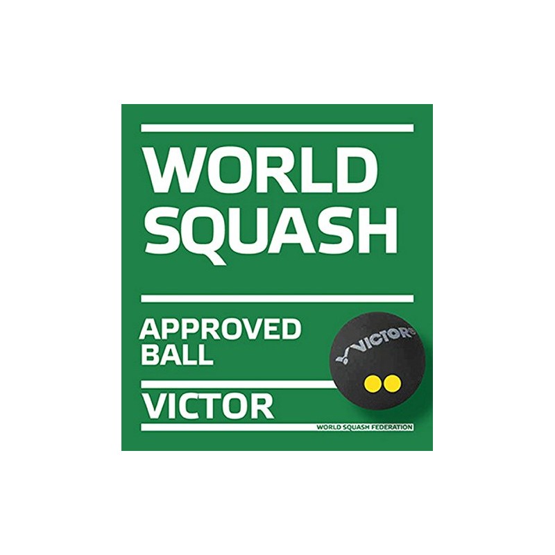 Victor Squash Ball – Red – Single Box