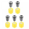 sourcing map 5pcs ER16 Spring Collet Set, 1/8" to 3/8"