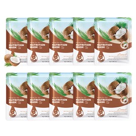 10PCS Plant Fruit Sheet Face Masks Set,Moisturizing Facial Sheet Masks,Hydrating Face Masks Sheet Masks Set,Non-greasy Overnight Face Sheet Masks Facemasks for Women and Men H