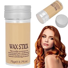 Barra de Cera para el Cabello Roto, Cera para el Acabado del Cabello Roto para Mujeres, Gel para Peinado Antiestático, Herramienta para Peinar la Crema Moldeadora del Cabello