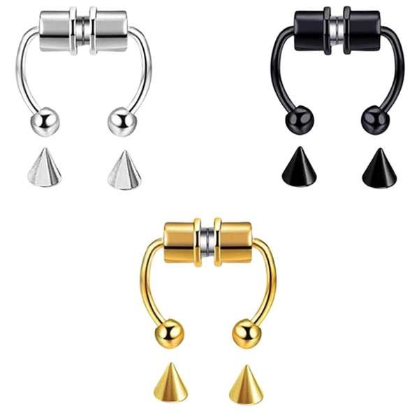 GXGM Magnetic Separator Nose Ring Stainless Steel Nose Ring Horseshoe