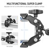NEEWER Super Clamp 3" Dual Ball Head Magic Arm Cold