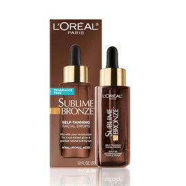L'OREAL PARIS - Gotas Autobronceadoras Faciales con Ácido Hialurónico, 1 oz