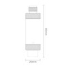 Laroal CO2 Bubble Counter Aluminum Alloy Non-Return Aquarium CO2 Regulator