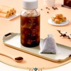 ArrErr 100 Pack Iced Coffee Bags 4x6 inch Disposable No