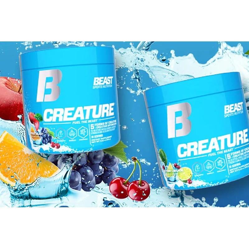 Beast Sport Creatina Creature 30srv 5 Tipos Creatina C/sabor