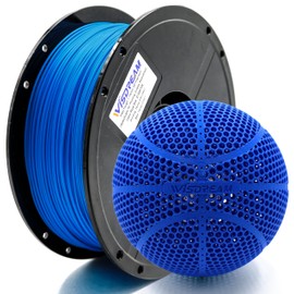 WISDREAM FlexiTough Flexible Filament Developed Specifically for Printing Airless Basketballs,1.75mm,1KG (2.2lbs),Compatible with Most FDM Printers,Royal Blue