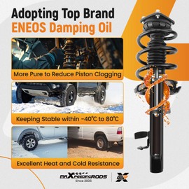 maXpeedingrods 2Pcs Front Struts & Sway Bar Link for Ford Escape 2013, 172619 172618 K750554 Shock Absorber Complete Struts w/Coil Spring Assembly Stabilizer Link