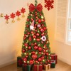 MARTINE MALL Pre-Decorated 3FT Small Christmas Tree with 50 LED