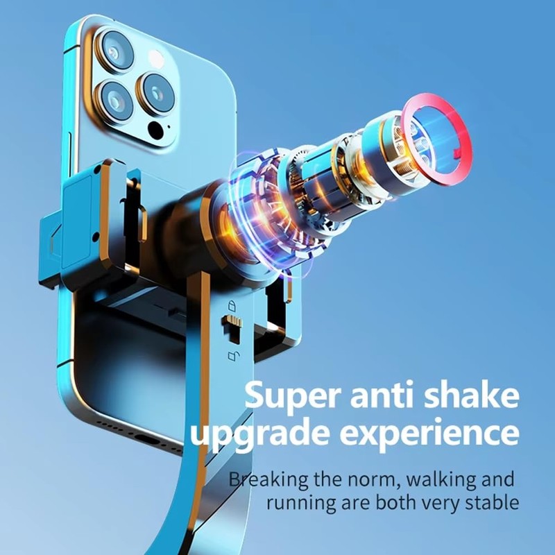 Peakloong New Bluetooth Shutter Gimbal Stabilizer Foldable Wireless Tripod Selfie