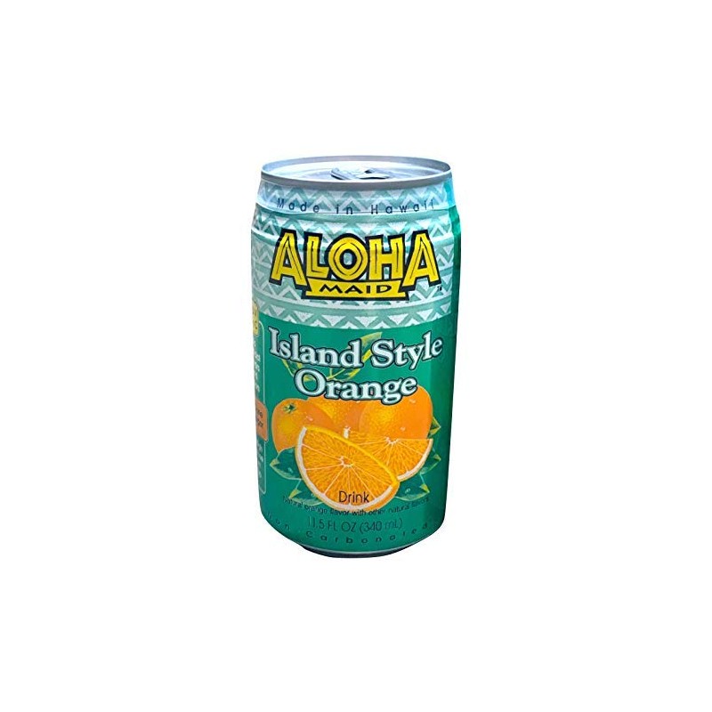 Aloha Maid Natural Drink, Island Style Orange, 11.5 Ounce (Pack