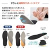 [アクティカ] インソール 楽歩O脚用薄型タイプ フリーサイズ 162 BK (24.0cm~28.0cm)