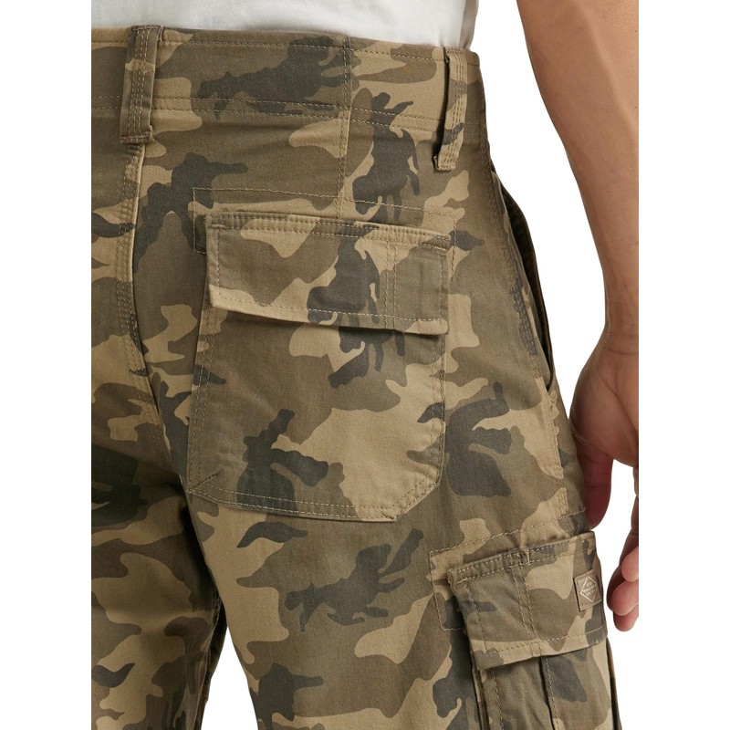 Lee Men's Extreme Motion Carolina Cargo Short, Native Camo, 32