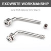 10Pcs Truck Tire Valve Stems,60 Degree TR545D Valve Stem Extension