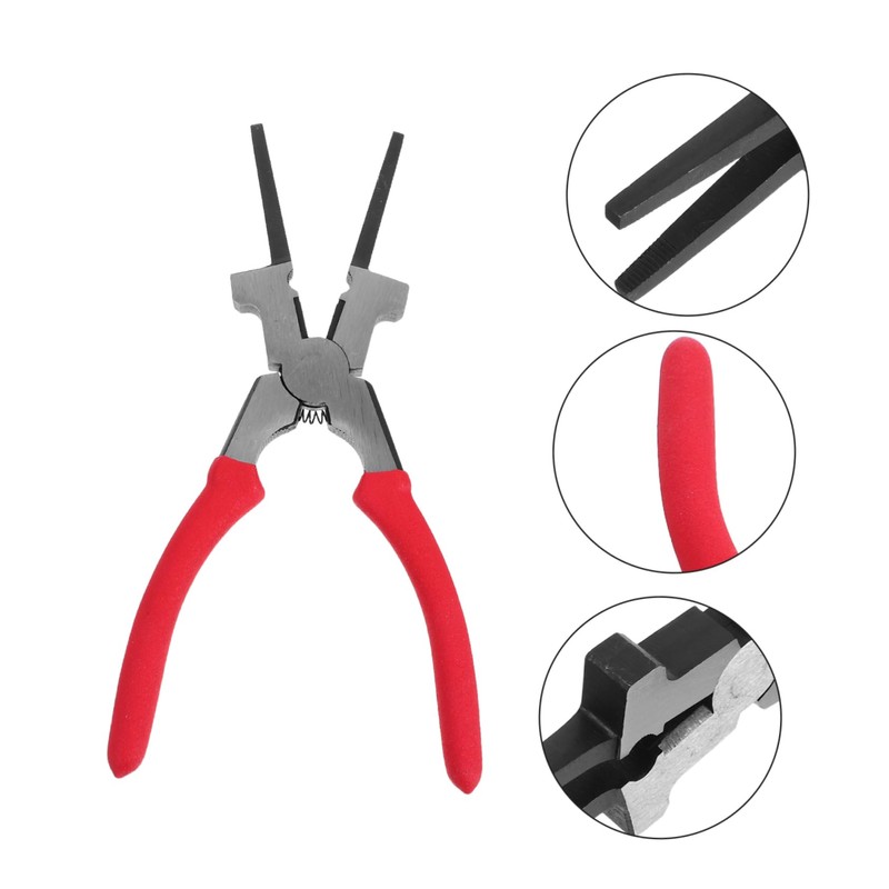 SEWACC Carbon Steel Mig Pliers Multi Functional Insulated Handle Wire