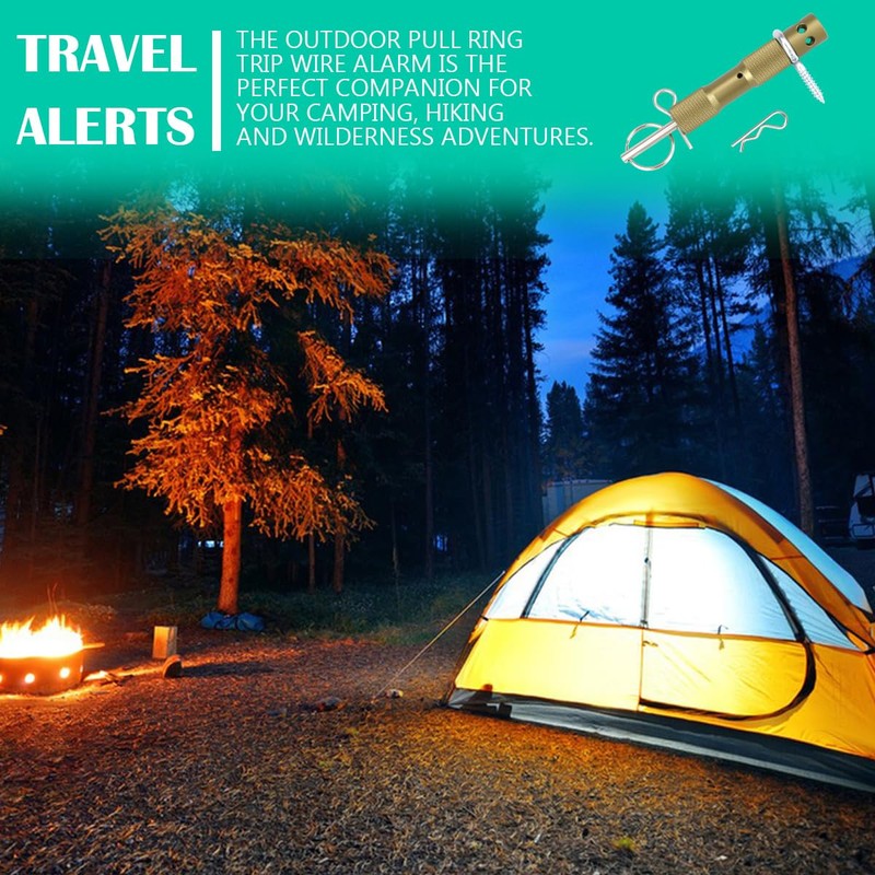 UPIQNG Trip Wire Alarm Early Warning Security System Perimeter Trip