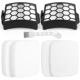 Airoak UV850 UV900 Replacement Filters for Shark Performance Lift Away UV850 UV900 DuoClean Upright Vacuum, 2 HEPA Filters and 2 Foam & 2 Felt Filters, Replace Part #XHF320 & XFFK602UKT
