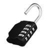 ZHEGE Padlock, Combination Lock 4 Digits, Outdoor Padlock Weatherproof for