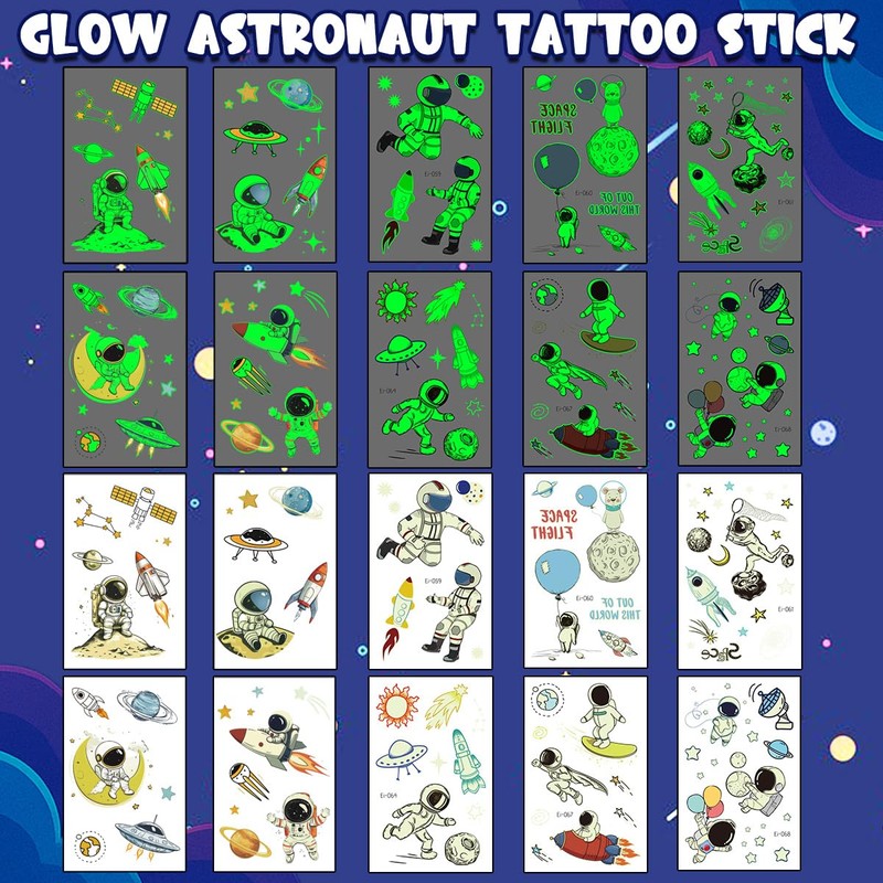 Space Children's Tattoo