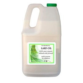 7 LB ORGANIC LARD 100% PURE RENDERED PIG FAT PREMIUM SOAP MAKING