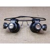 PPLS with LED Light Glasses Type Head Loupe 20 X Magnifier