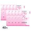 Numbersin No. 2 Rose PDRN Collagen Plumping Mask Pack 33ml, 1 Pack, 40 Pieces / 넘버즈인 2번 로즈 PDRN 콜라겐 플럼핑 마스크팩 33ml, 1개입, 40개