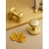 SORWDUERM Gold Door Knobs Passage Door Knobs Brushed Gold Interior